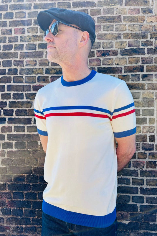 Banks Knitted White - Crew Neck
