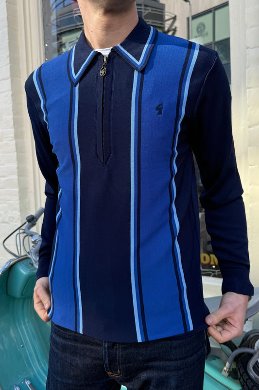 Archive Xander Navy - Polo Knit