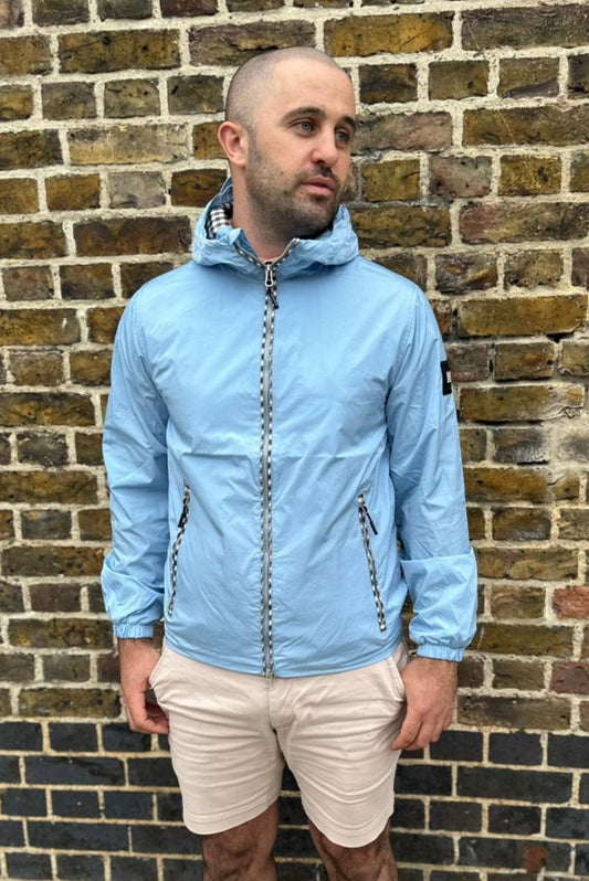 Campania Sea Marine Check Windbreaker - Jacket
