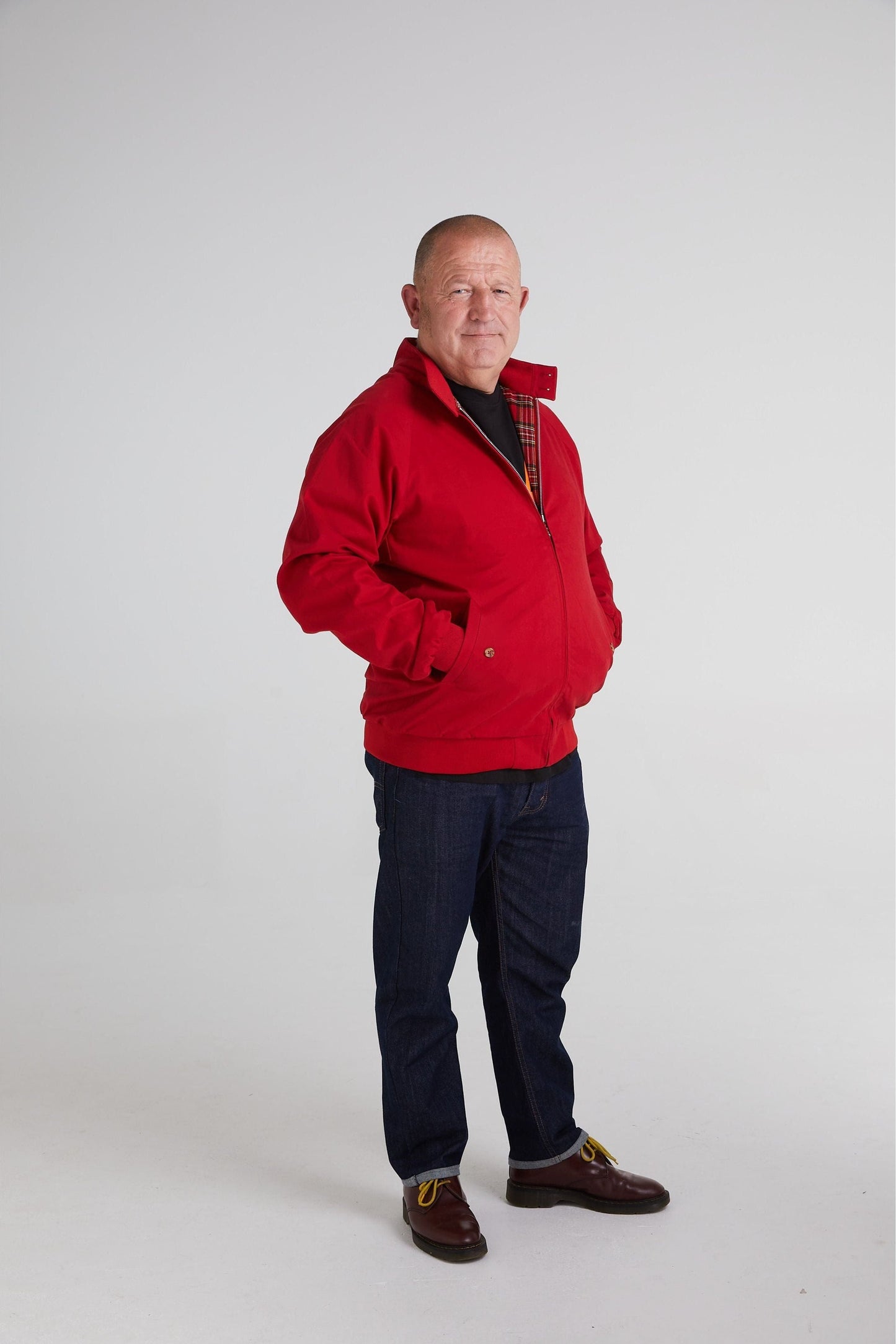 Men's Cherry Red - Harrington Jacket