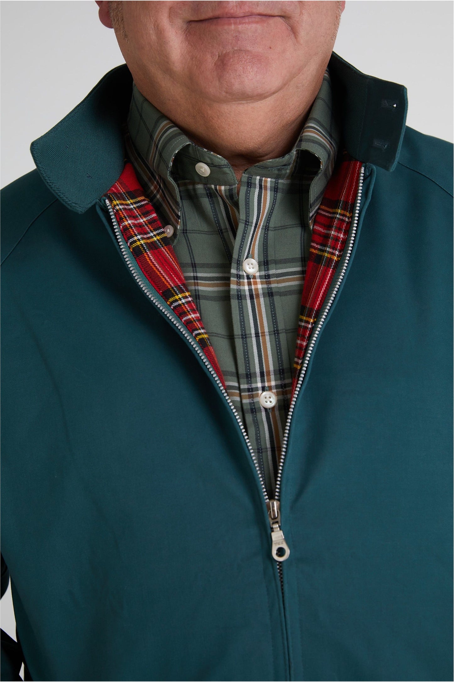 Men's Racing Green - Harrington Jacket