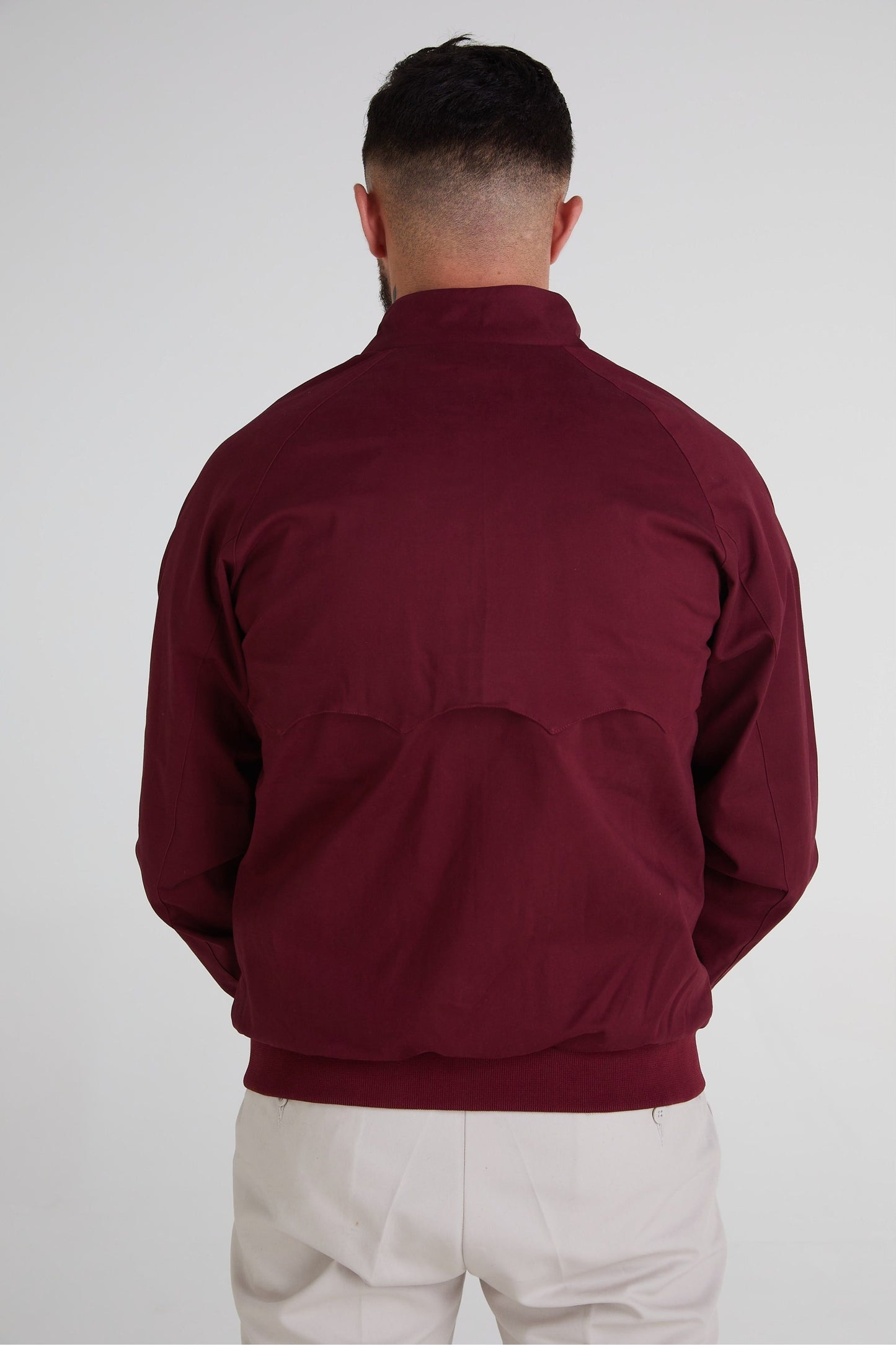 Men's Maroon - Harrington Jacket