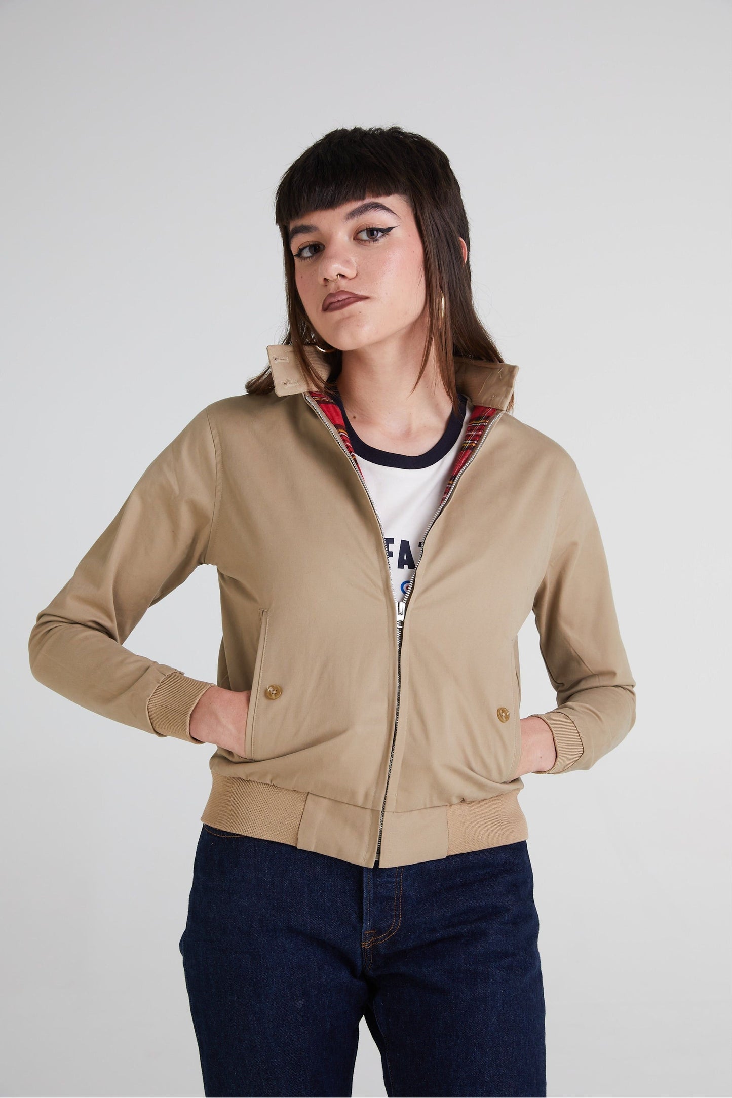 Women's Stone - Harrington jacket