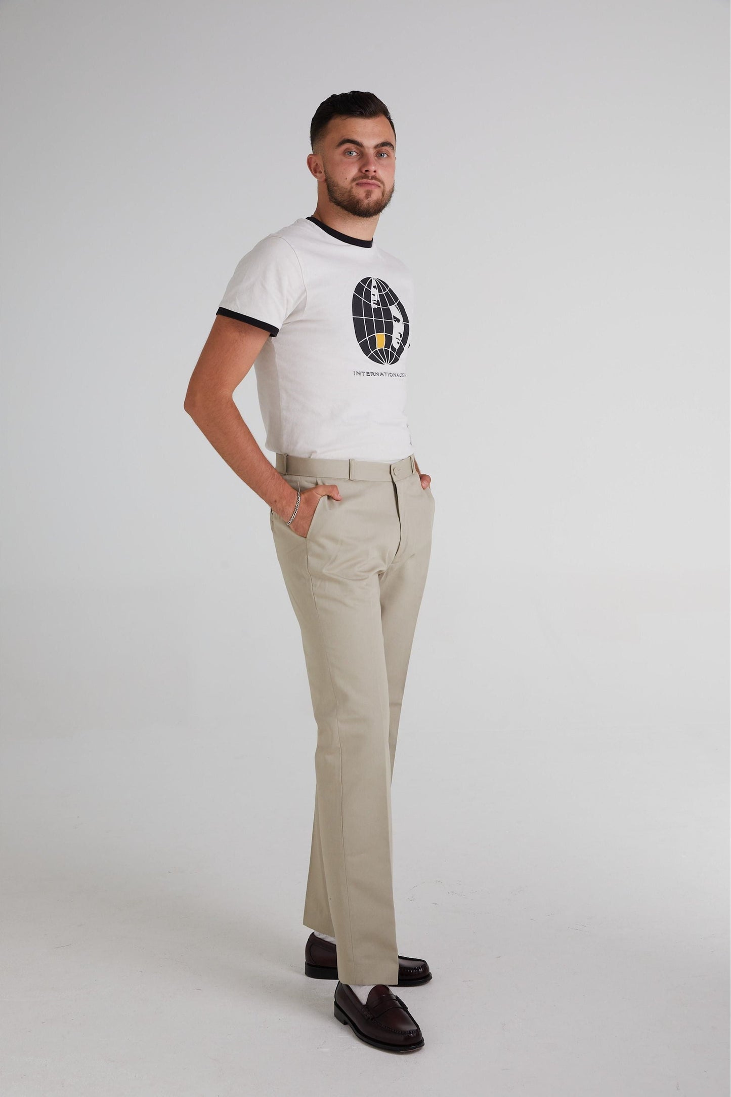 Sta Press Khaki - Trousers