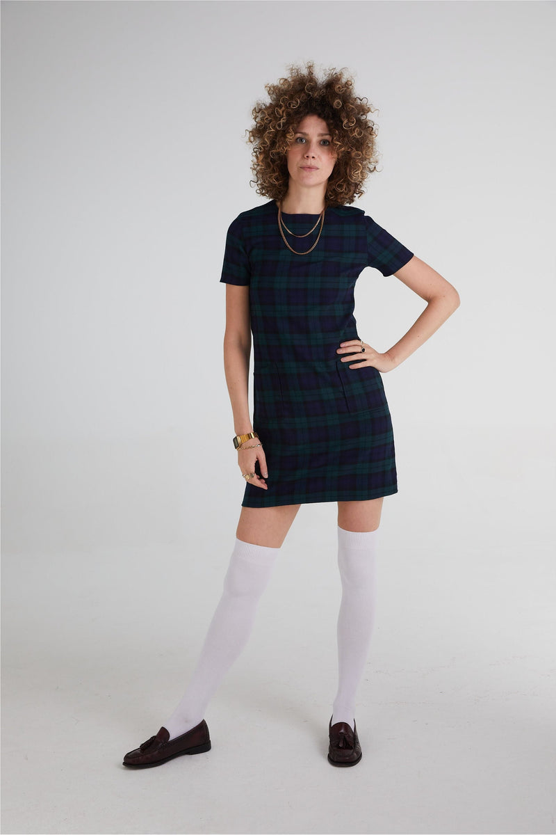 Modfather Clothing Made in England The Maggie Tartan Dress The Modfather Clothing Company