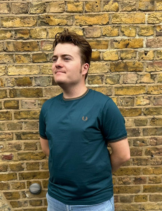 M1588 Twin Tipped Dark Petrol / Shaded Stone - T-Shirt