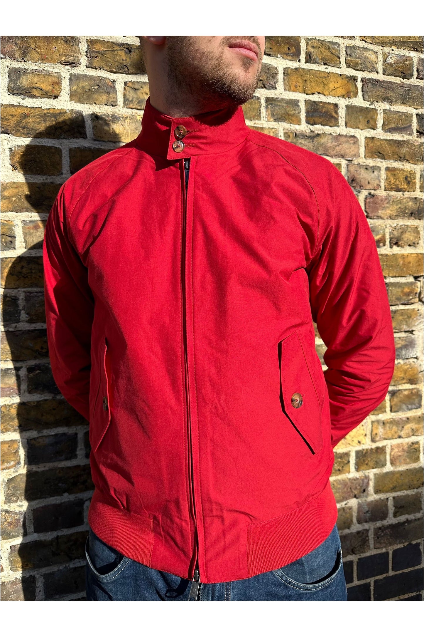 G9 Modern Classic Chili Pepper - Harrington Jacket