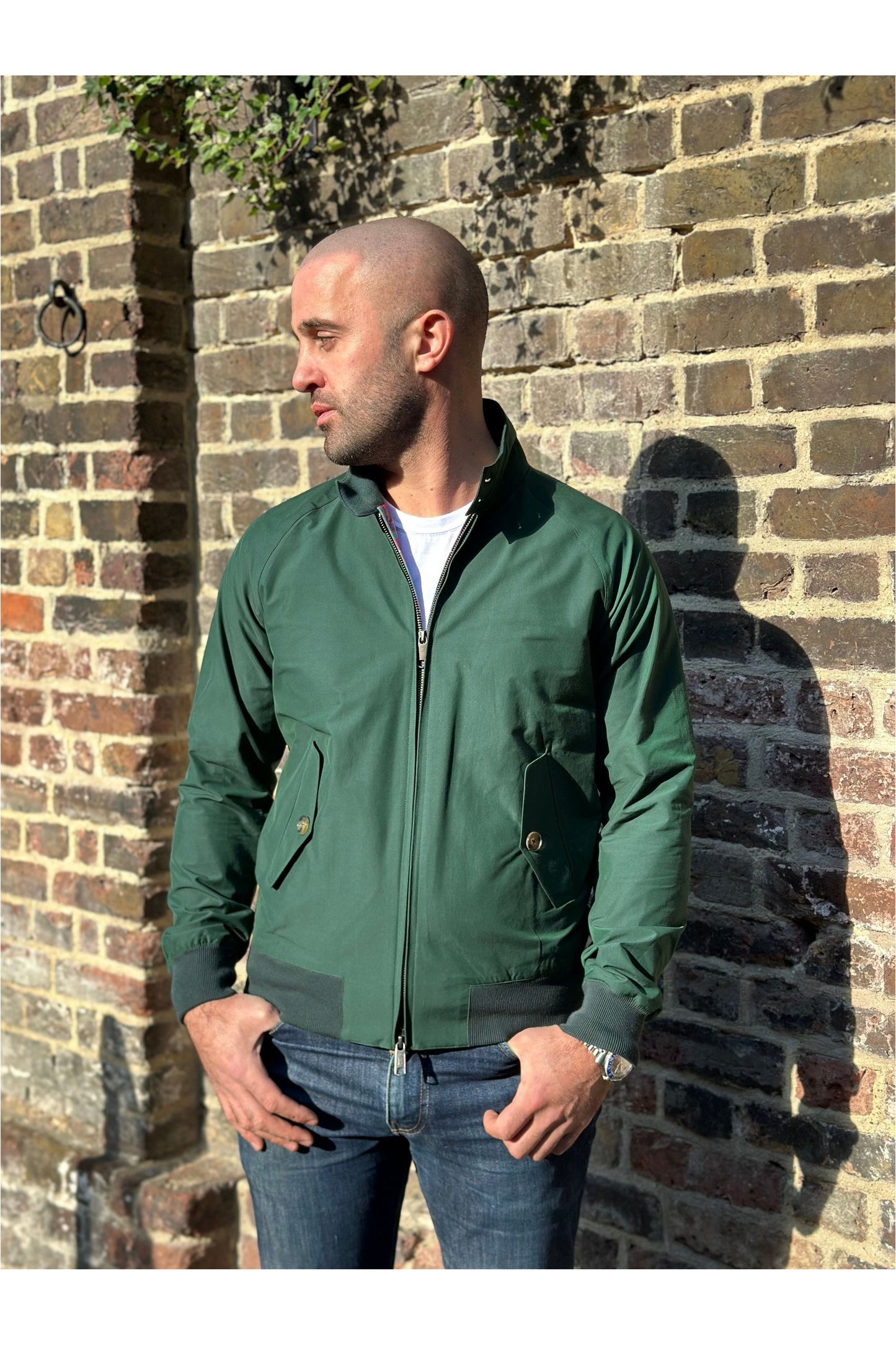 G9 Modern Classic Racing Green - Harrington Jacket