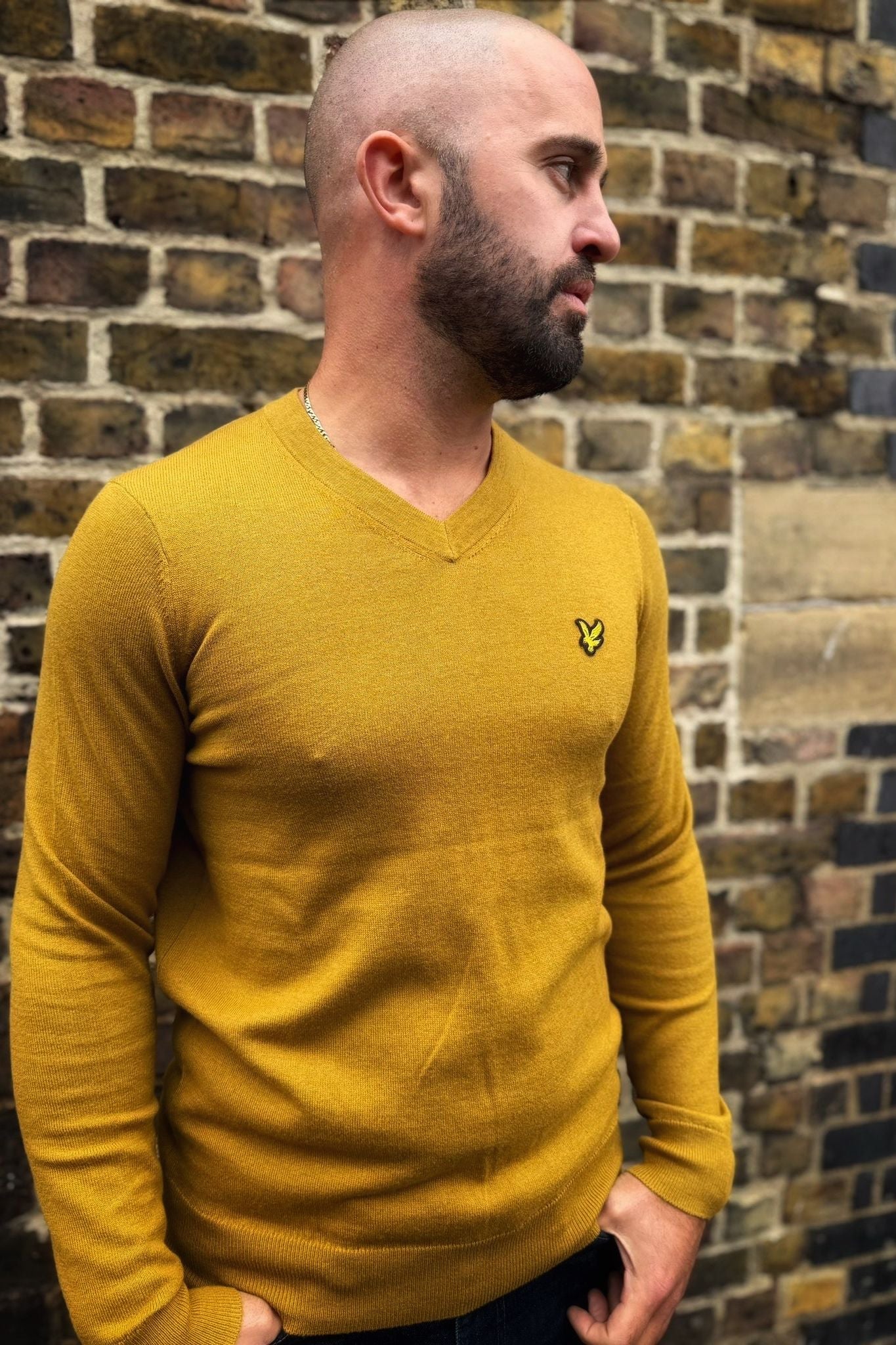 Merino V-Neck Bronze - Jumper