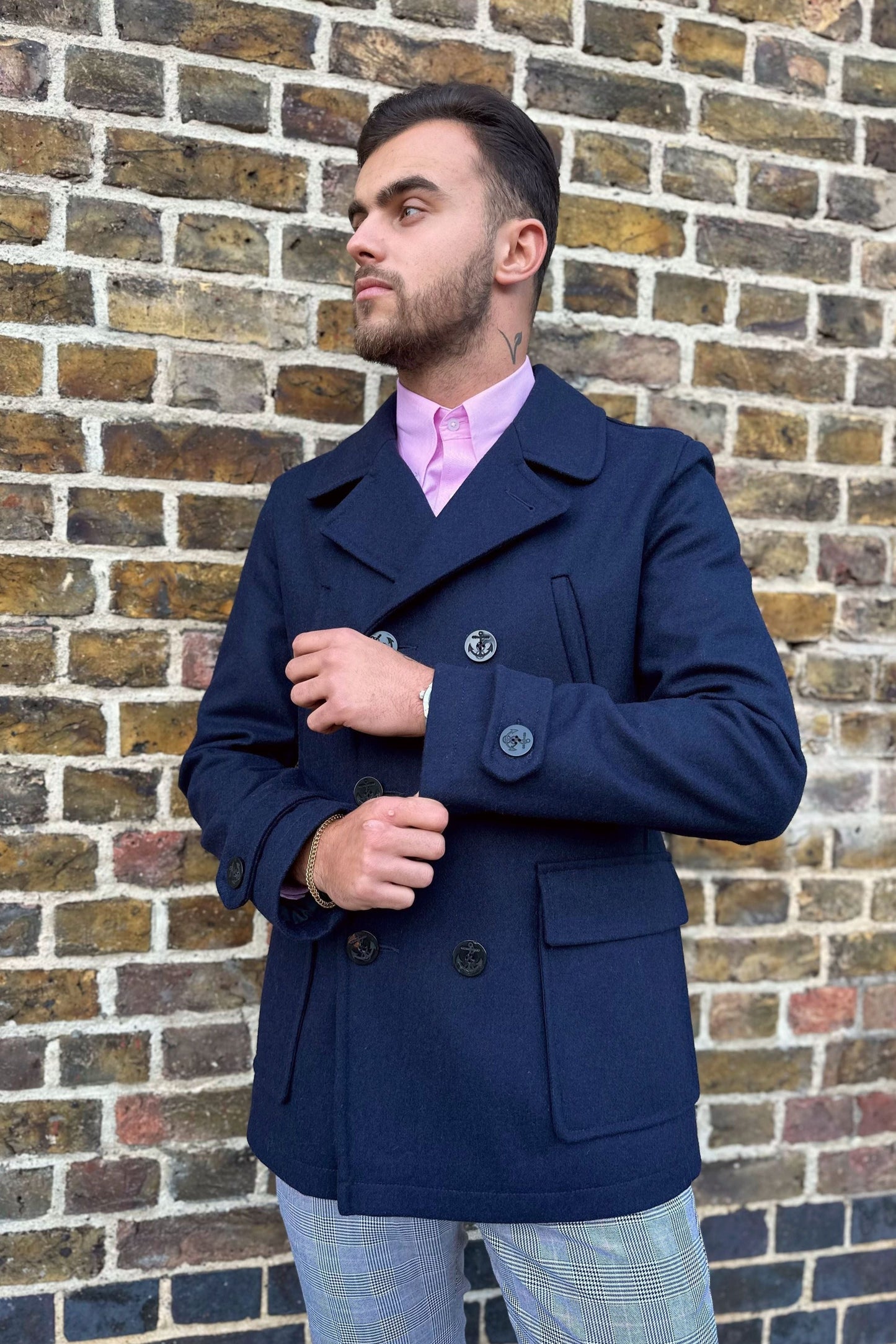 Classic Mariner Navy Peacoat - Jacket