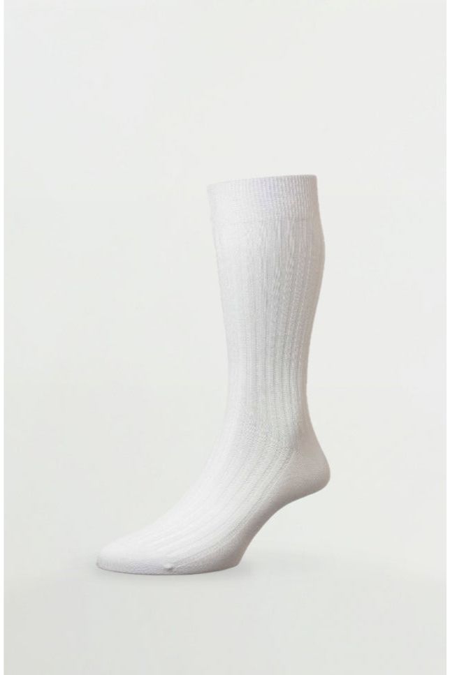 Danvers Cotton English Made White - Socks