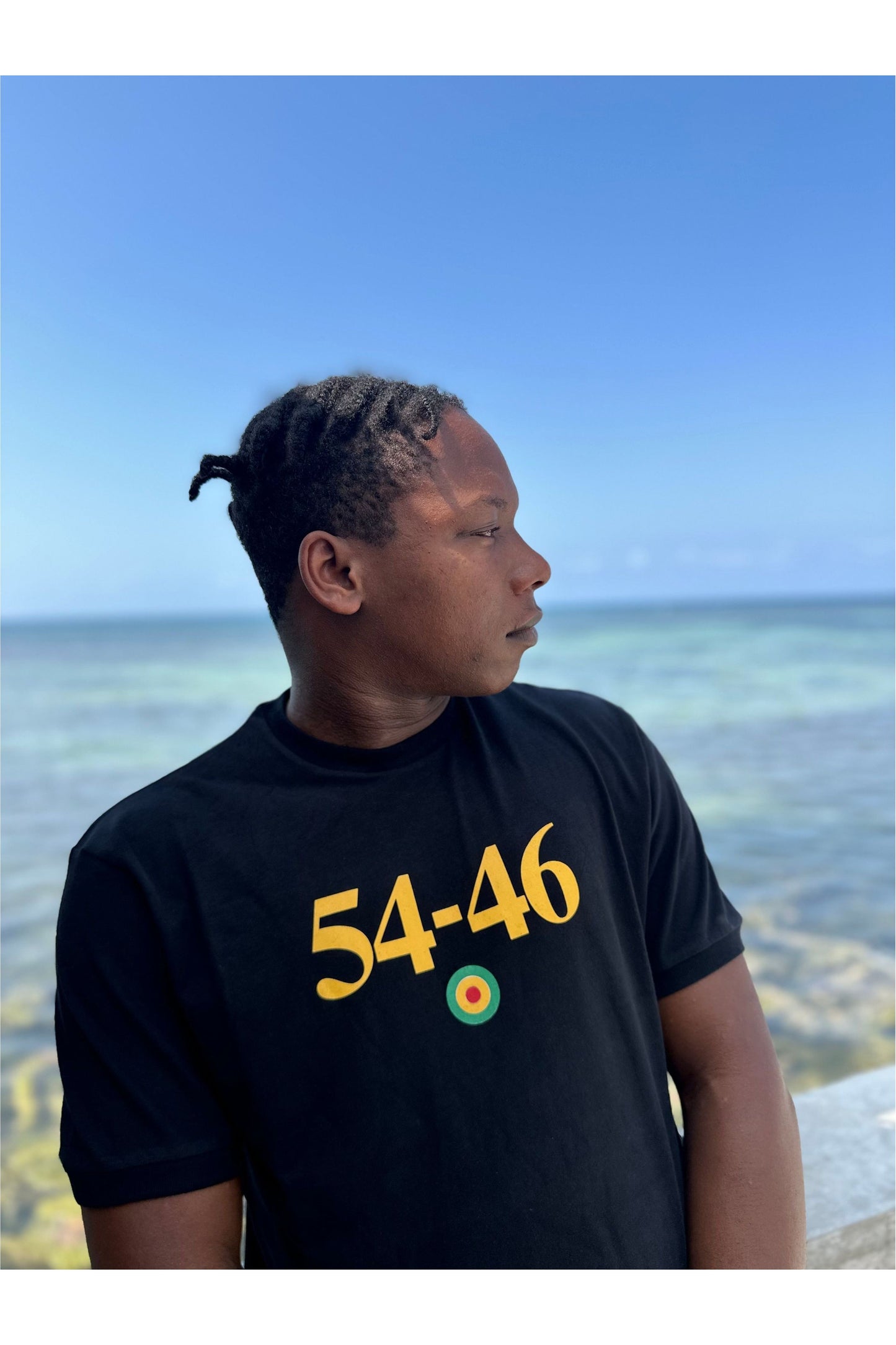 54-46 Black - T-Shirt