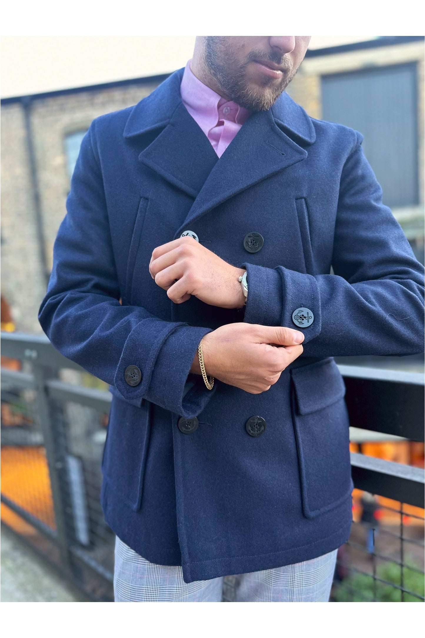 Classic Mariner Navy Peacoat - Jacket