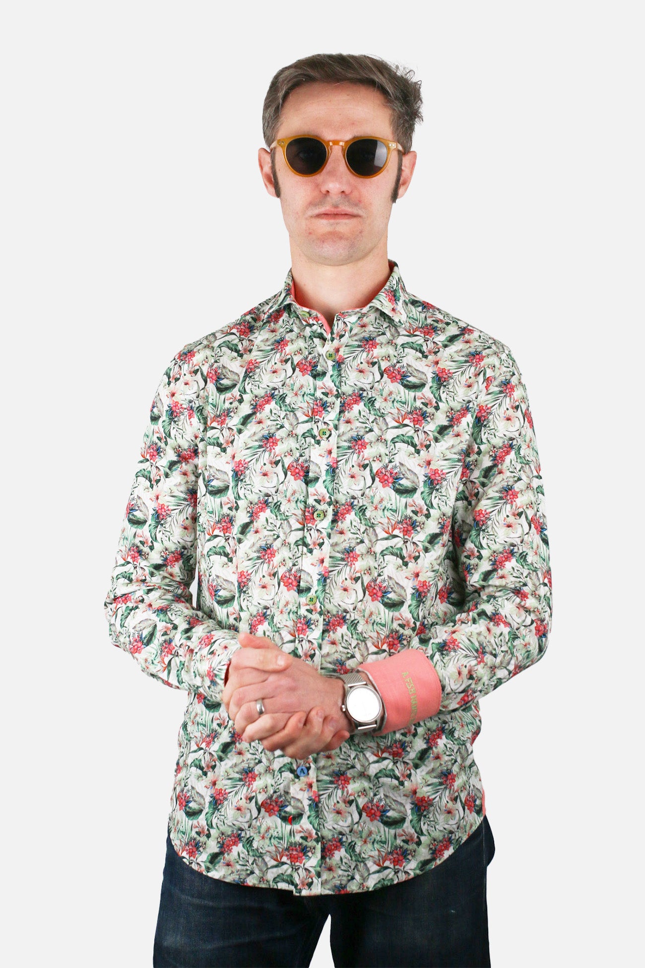 Floral Light Green - Shirt