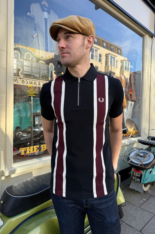 M2420 Tramline Black - Polo