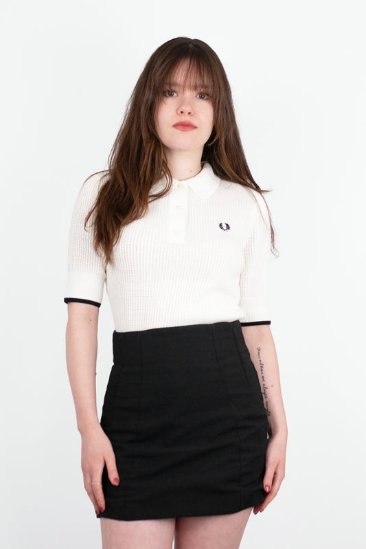 K9113 Light Ecru Mesh Knit - Polo