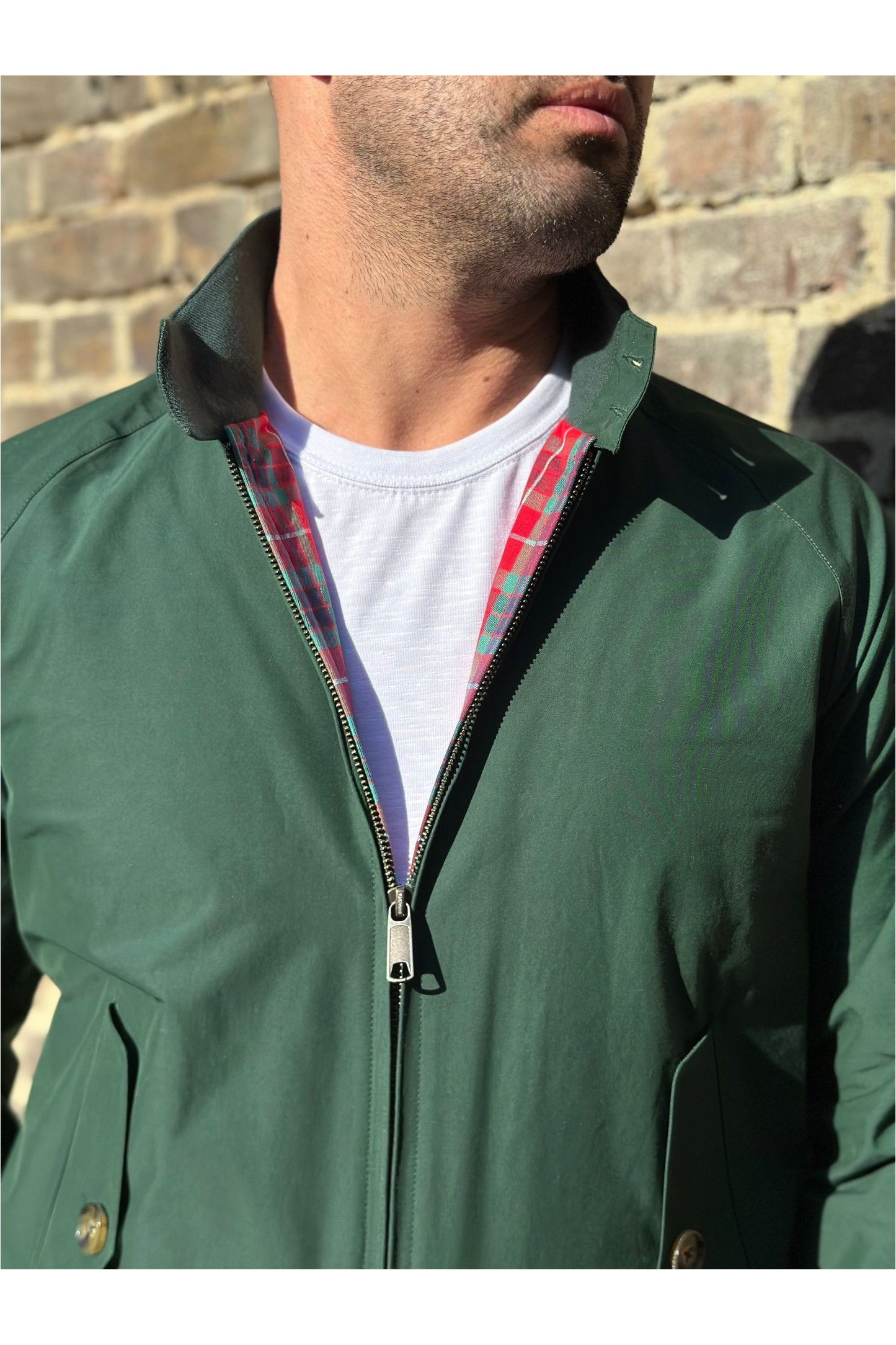 G9 Modern Classic Racing Green - Harrington Jacket
