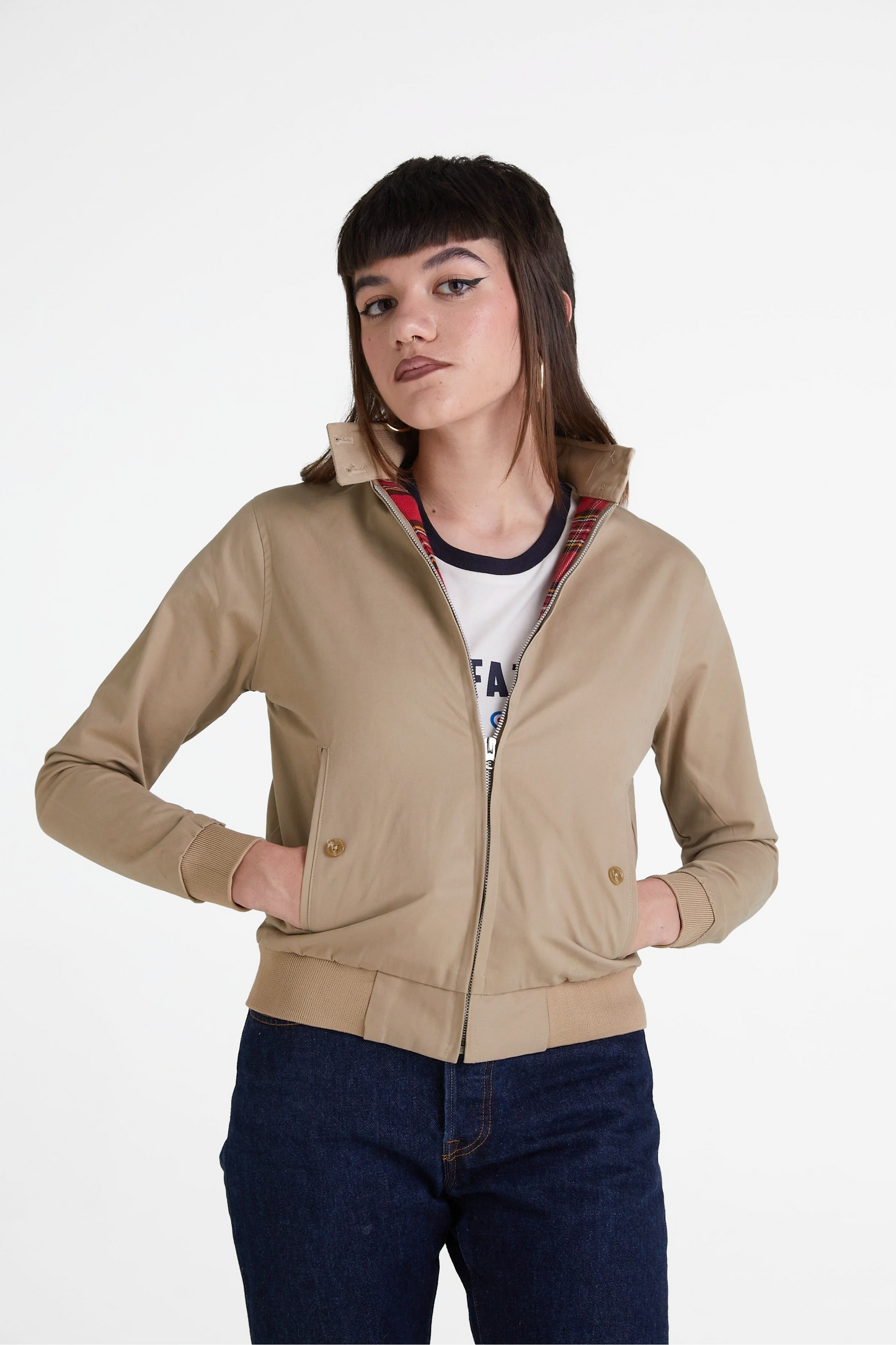 Women's Stone - Harrington jacket