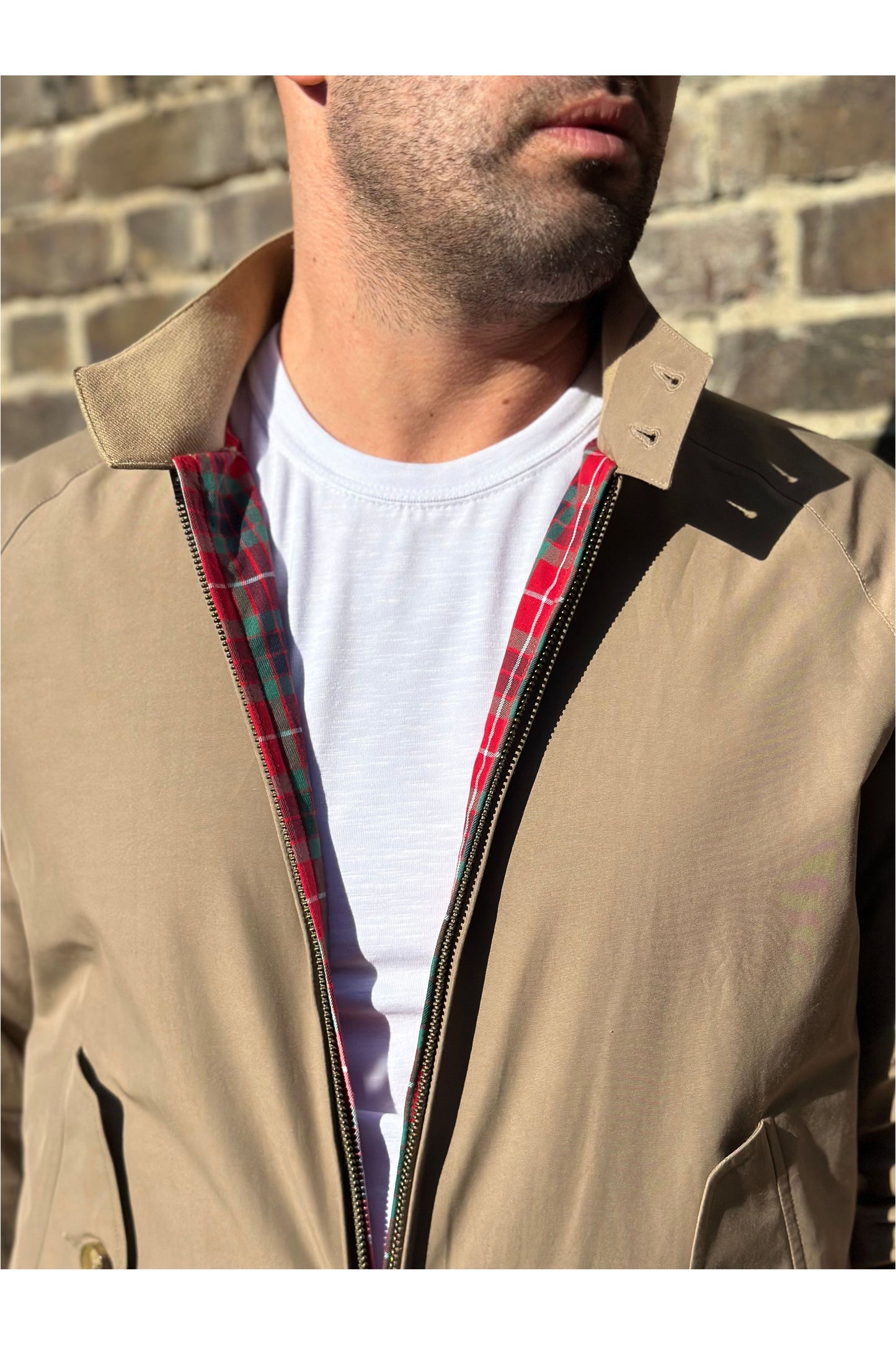 G9 Modern Classic Tan - Harrington Jacket