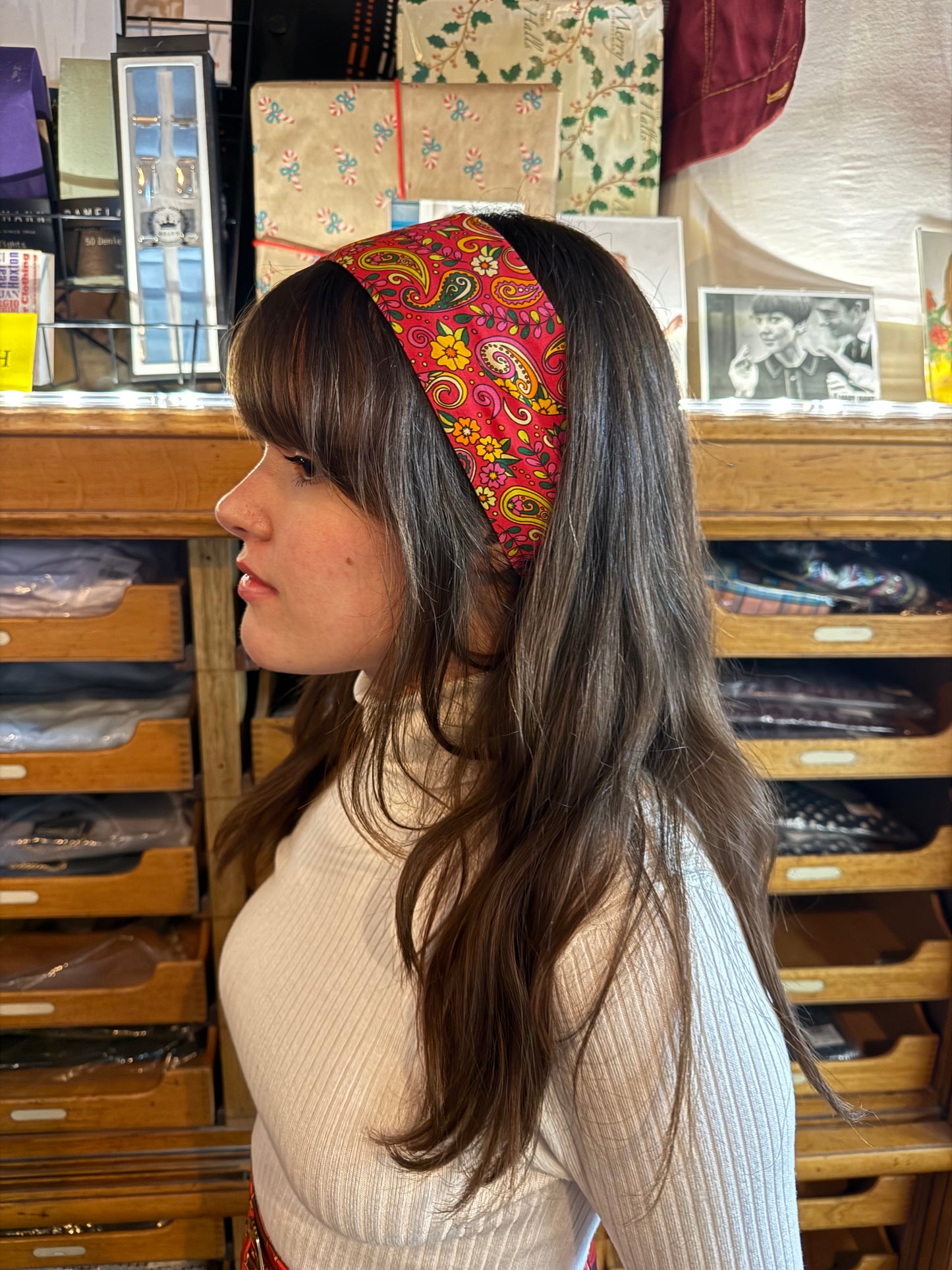 Exclusive 'Dolly' Paisley Daze Pink - Scarf