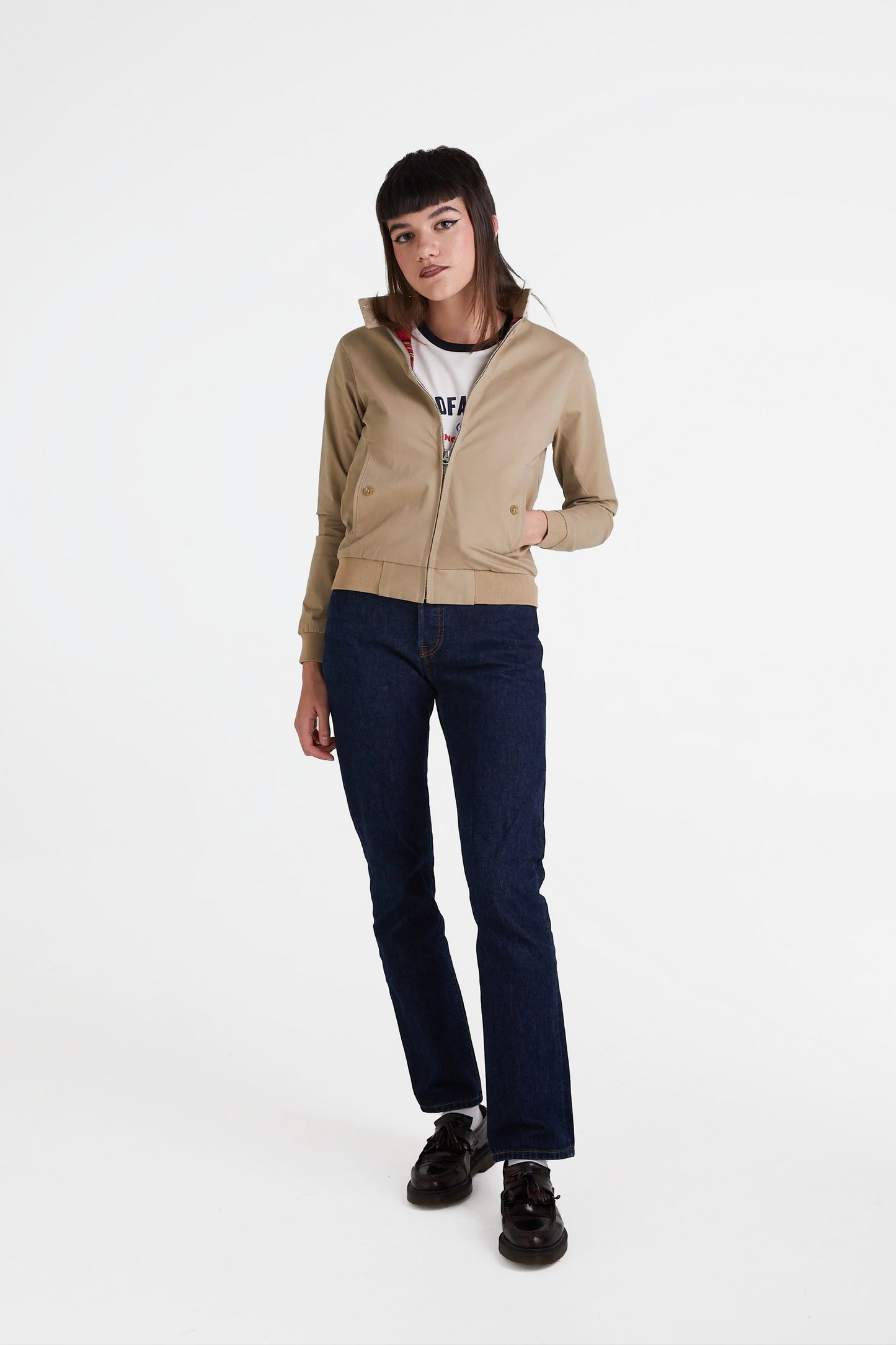 Women's Stone - Harrington jacket