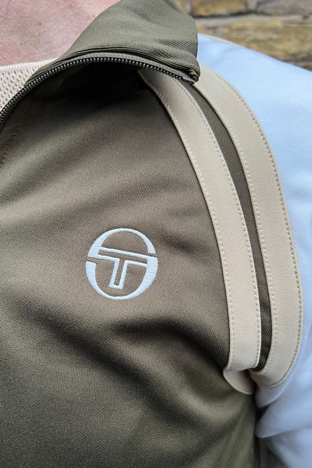 Ghibli Davis 66 Olive and Tan - Track Jacket