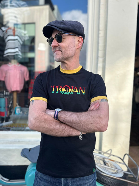 Logo Rasta Ringer - T-Shirt