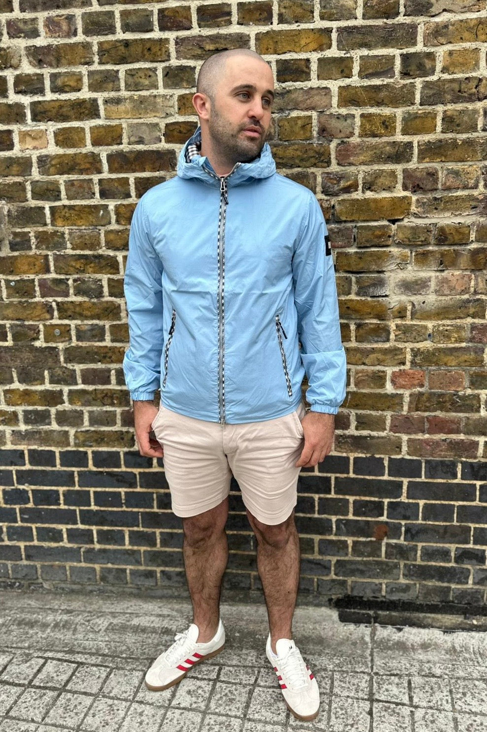 Campania Sea Marine Check Windbreaker - Jacket