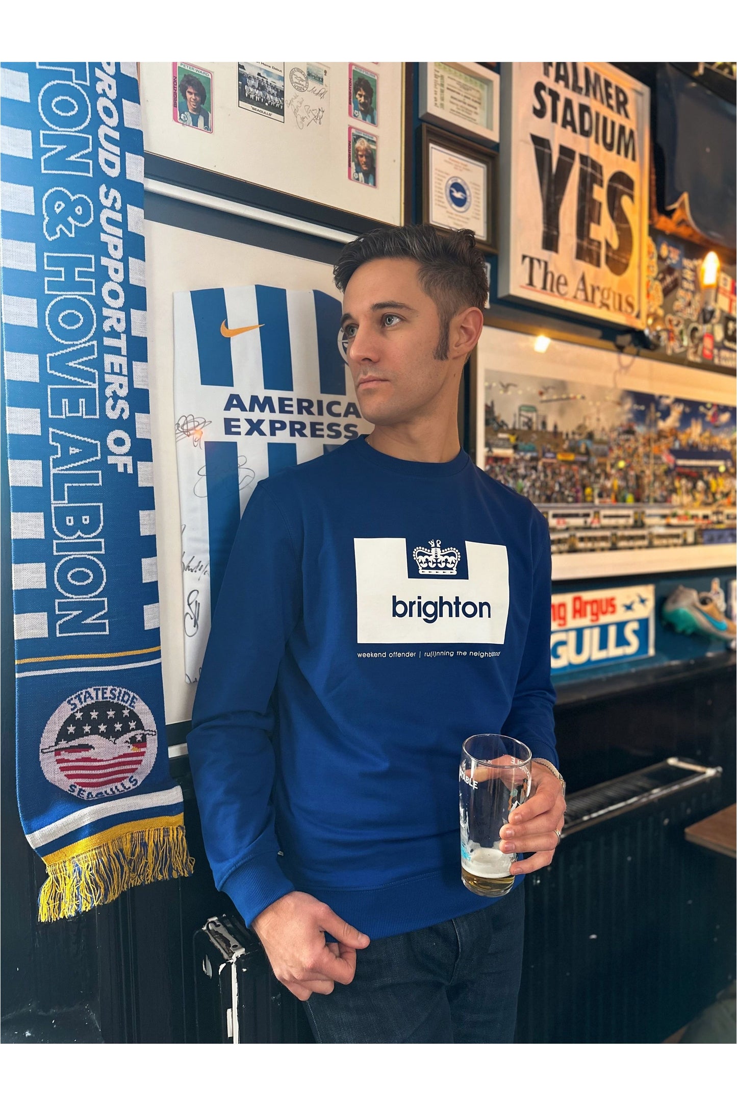 Brighton Electric Blue - Sweatshirt
