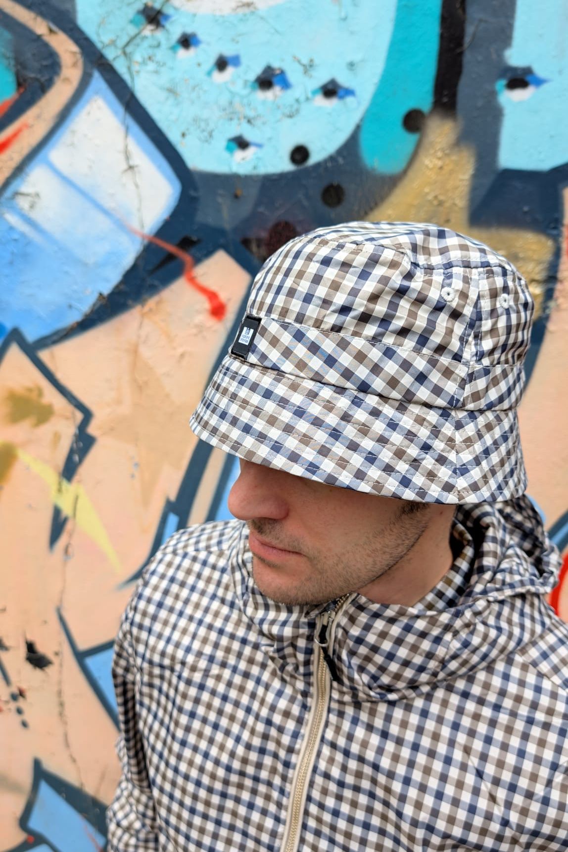 Queensland Classic House Check - Bucket Hat