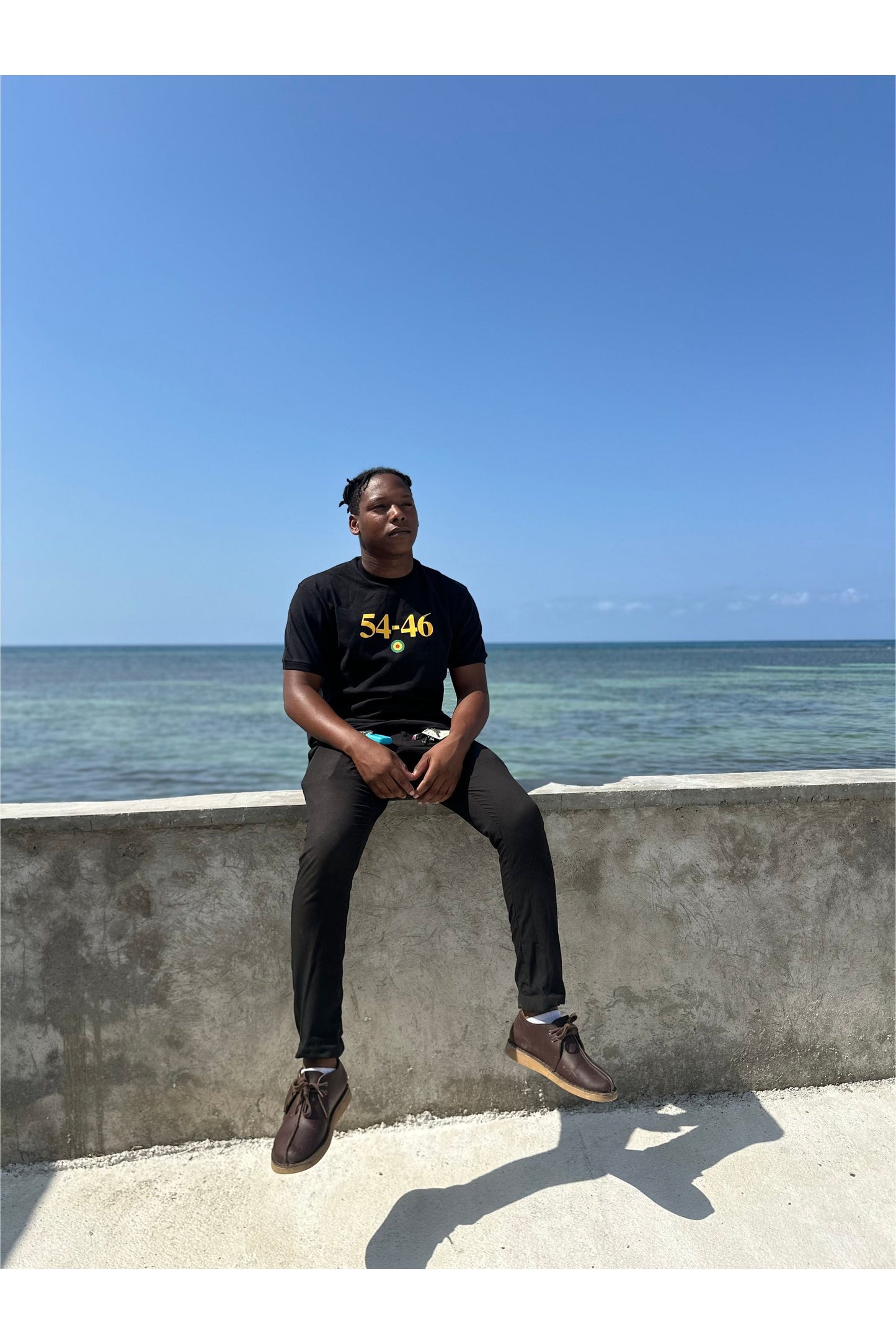 54-46 Black - T-Shirt