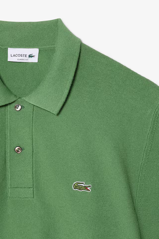 Classic Fit Knitted Lime Green - Polo
