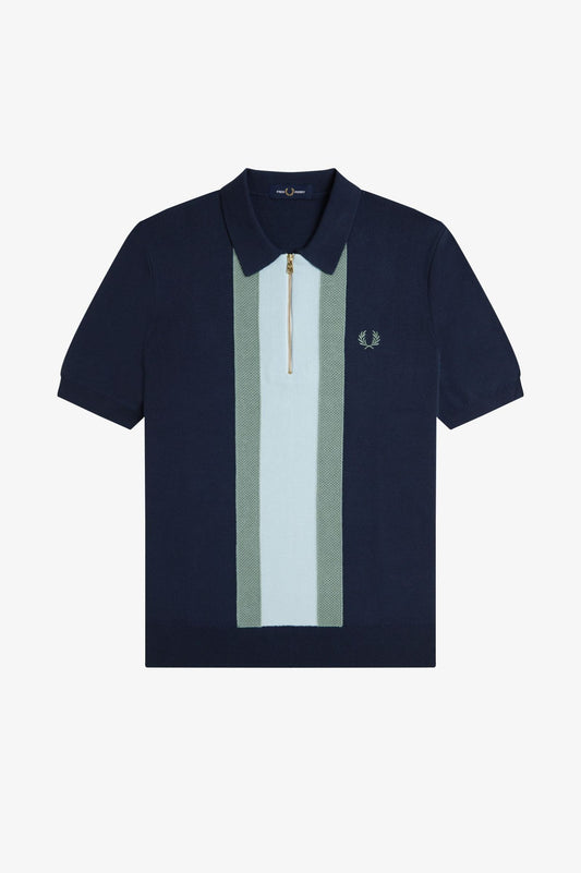 K1342 Textured Stripe Knit - Polo