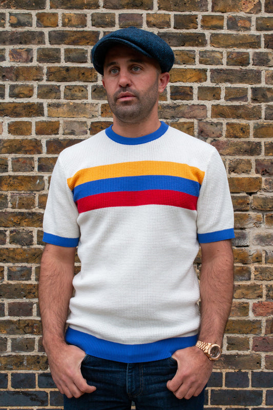 Goldhawk Scifo Off-White / Blue - Knit