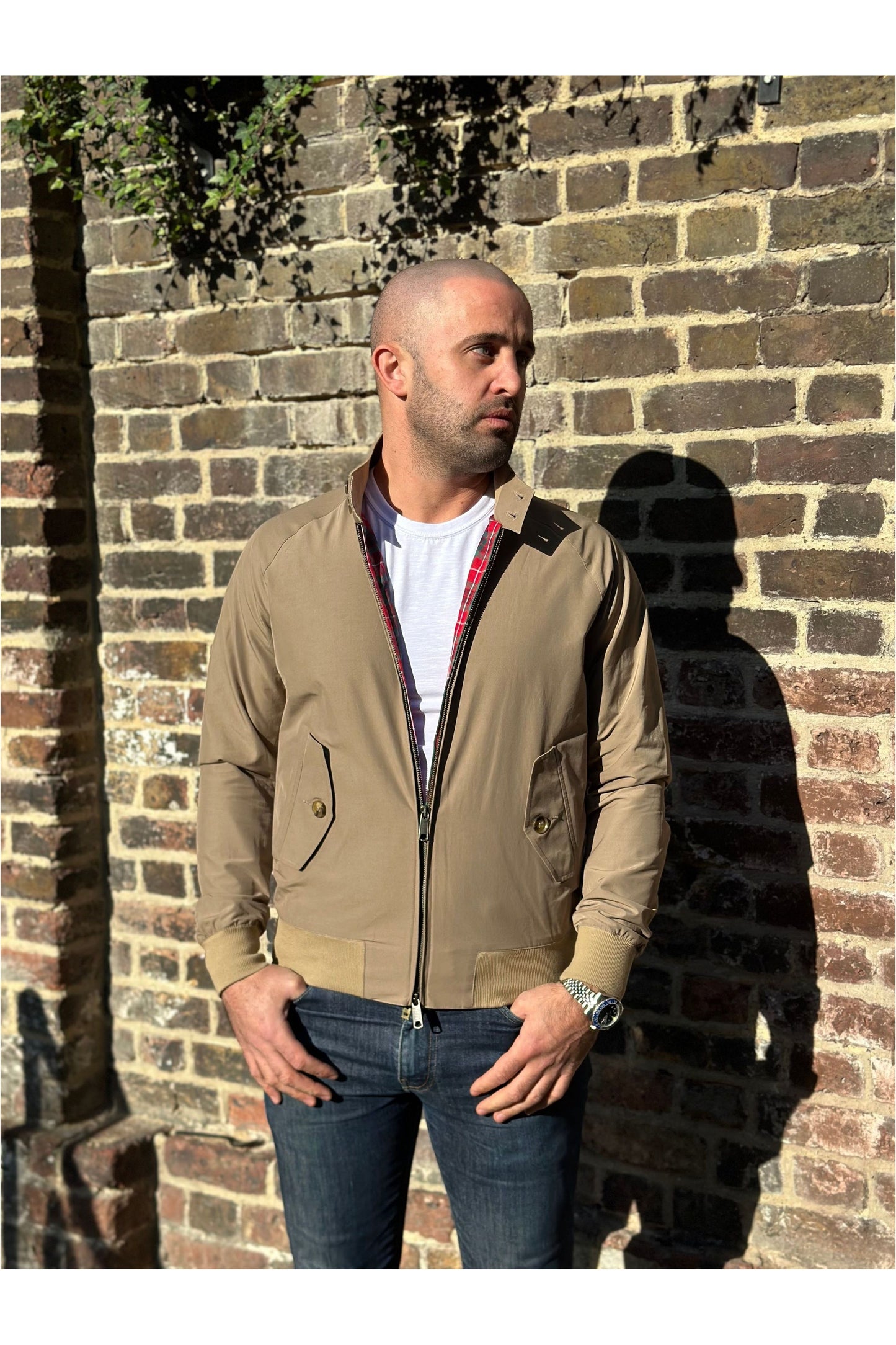 G9 Modern Classic Tan - Harrington Jacket