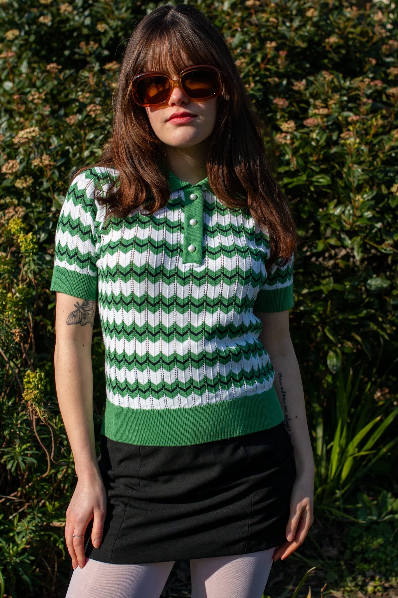 Supreme Fine Gauge Verde - Polo Knit