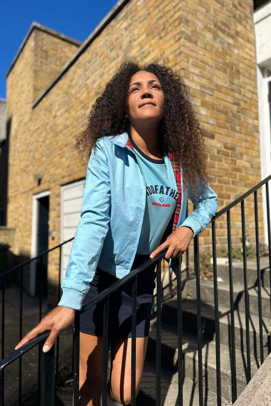 Women's Sky Blue - Harrington Jacket