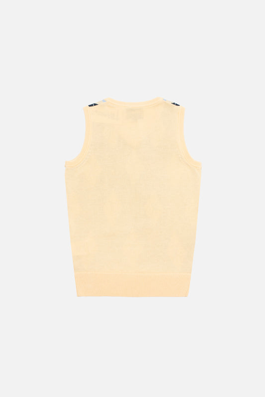 Bella Lemon Knitted - Tank Top
