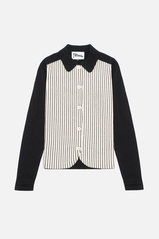 Boyd Black Knitted - Cardigan