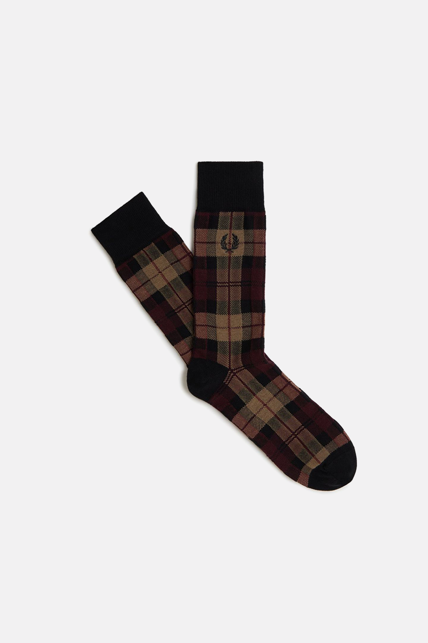 C8143 Shaded Stone - Tartan Sock