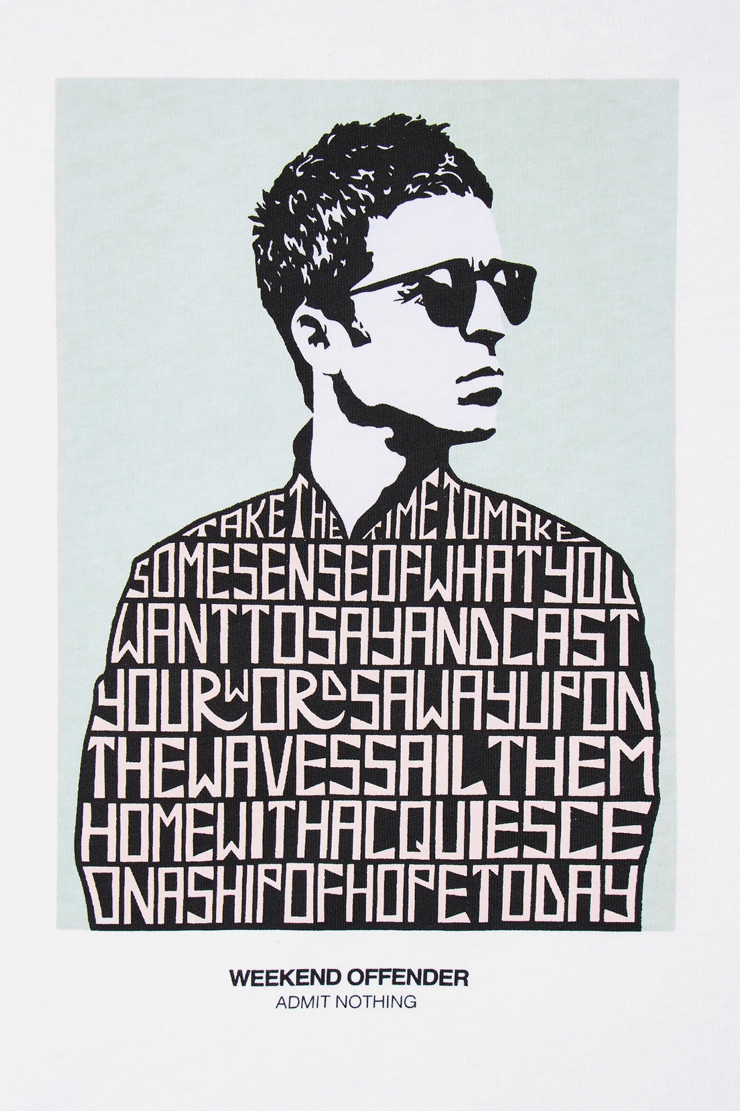 Camden White Graphic - T-Shirt