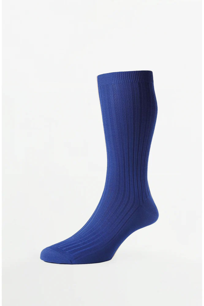 Danvers Cotton English Made Ultramarine  - Socks
