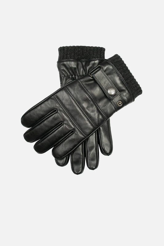 Leather Glove Black - Water resistant