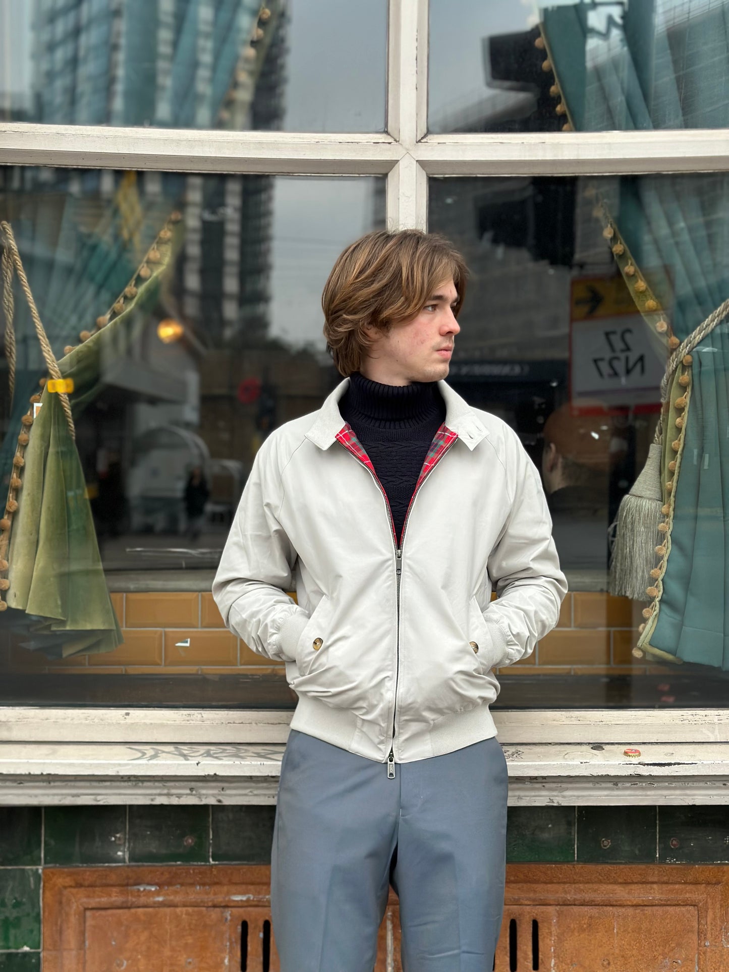 G9 Modern Classic Mist - Harrington Jacket