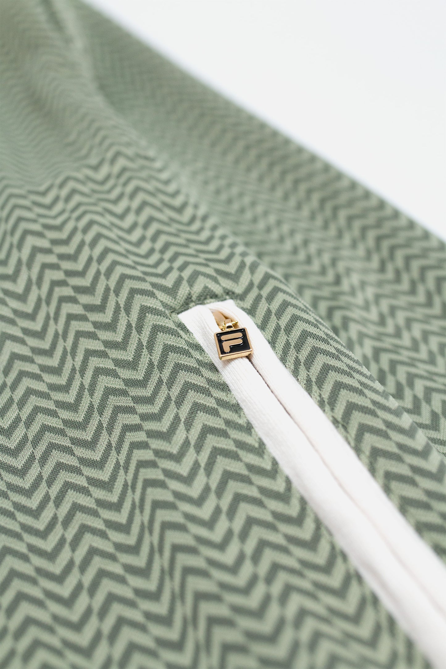 Gold Label Mathers Herringbone Sea Foam - Track Top