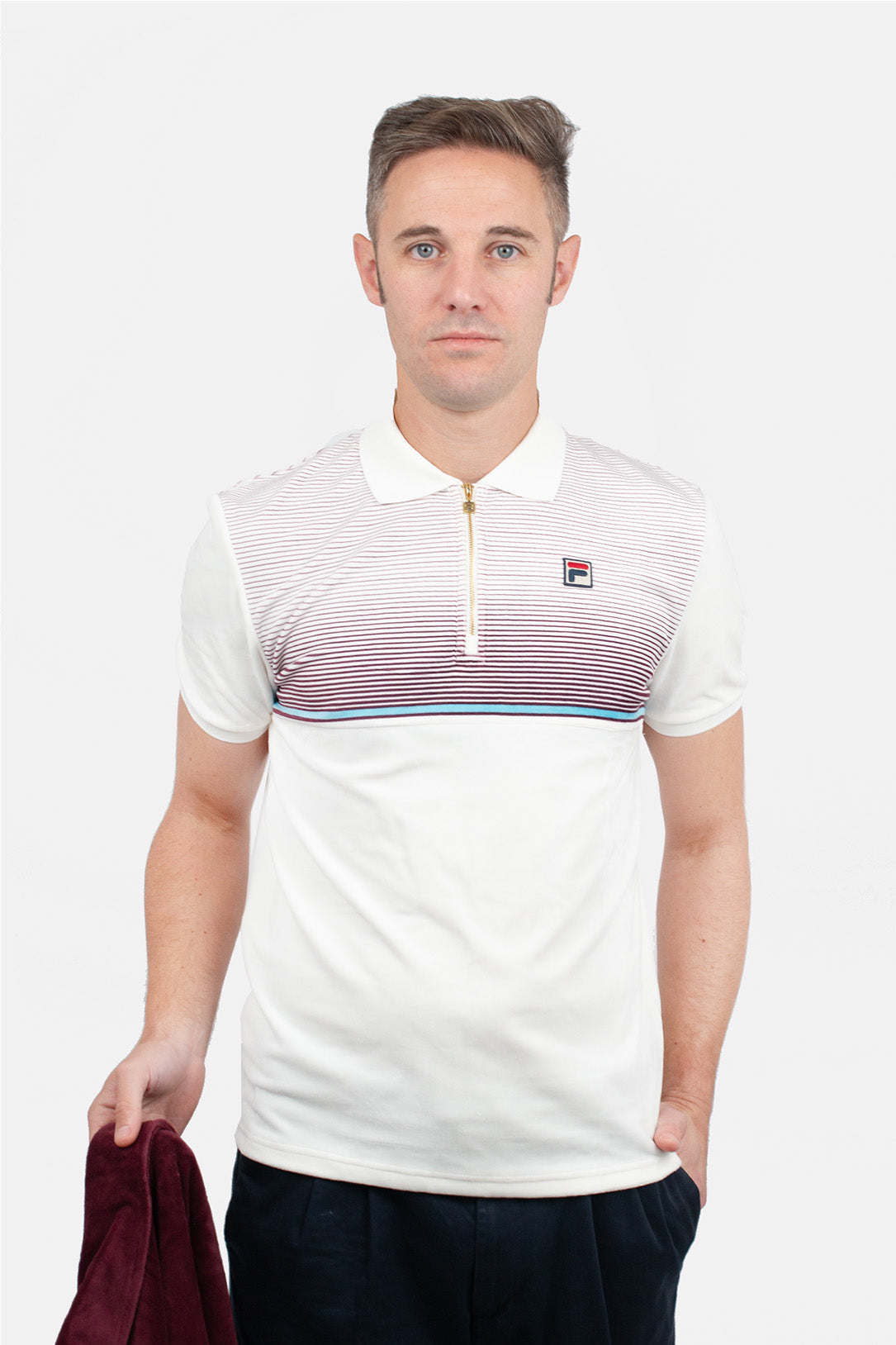 Paco Stripe Velour - Polo
