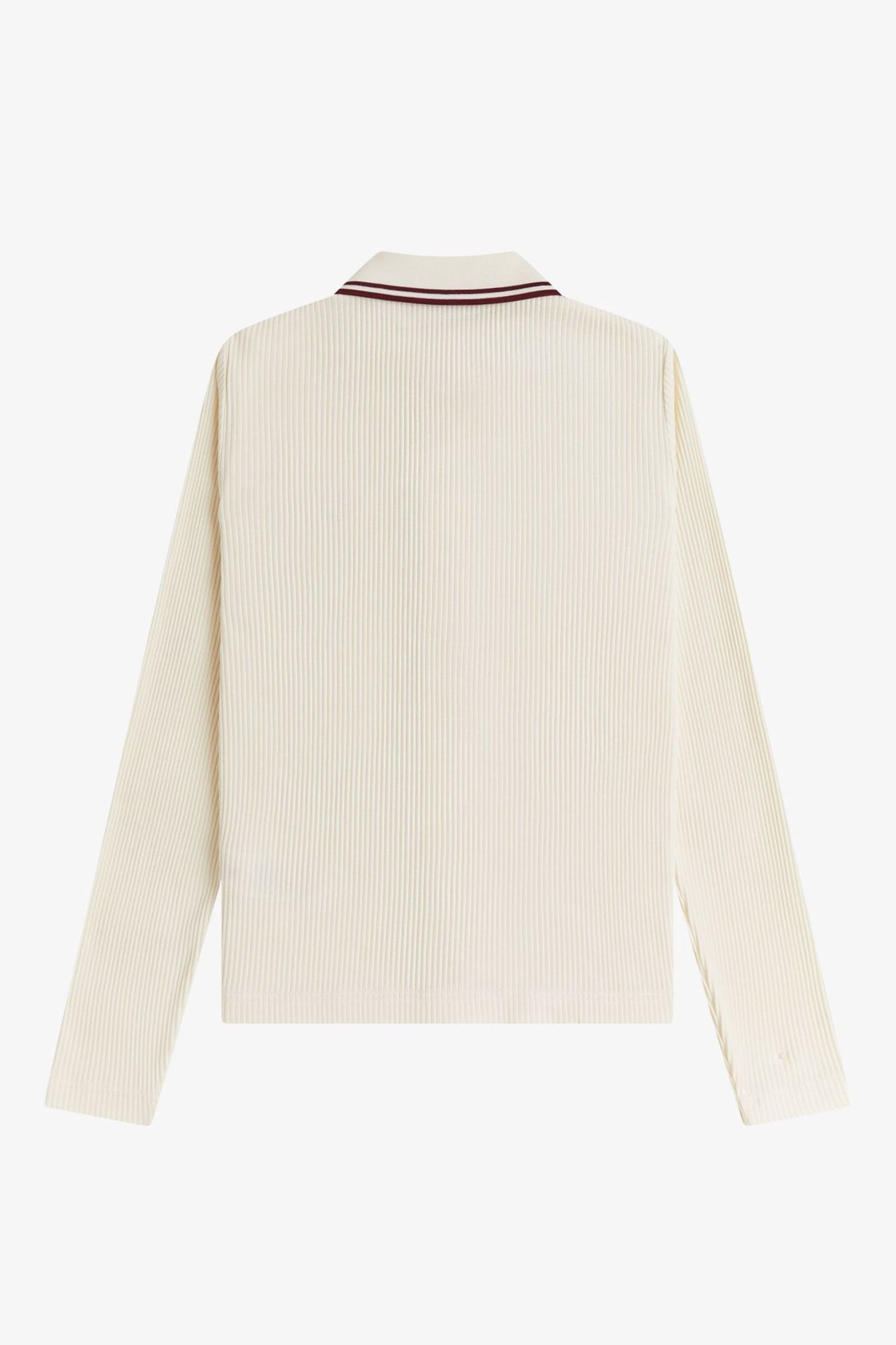 G2169 Button-Through Rib Ecru - Polo