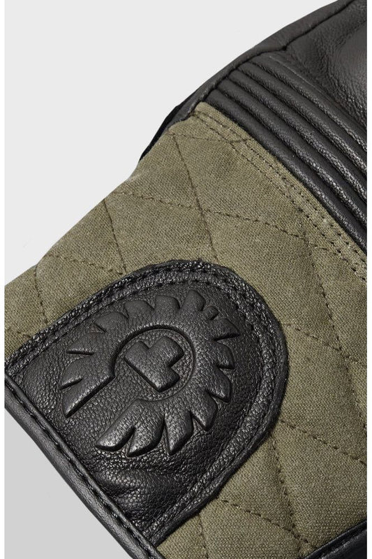 Hampstead Forest Green/Black Motorcycle - Leather Glove