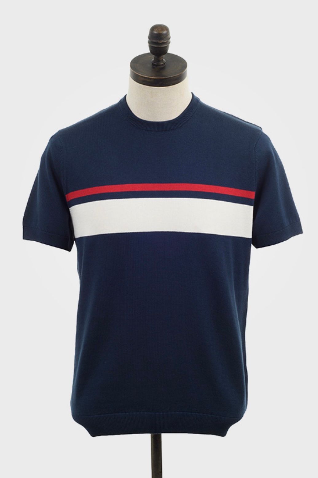 Charlton Knitted Crew Neck - Navy