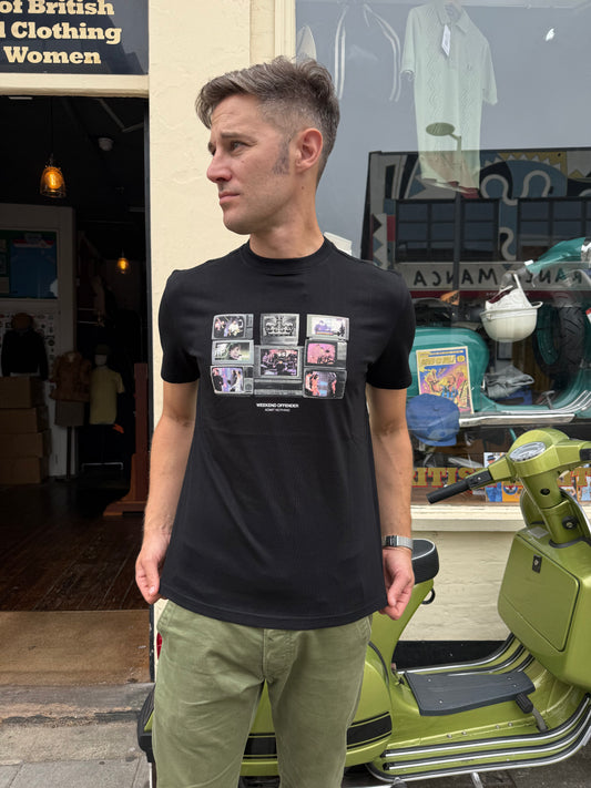 90's Vision Graphic Black - T-Shirt